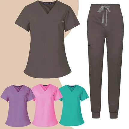 Wholesale Operating Room Medical Uniform Scrubs Hospital Working Scrubs Set Medical Supplies Nurse Dental Surgery Suit Workwear-KarWorkwear