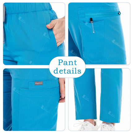 Hospital Working Scrubs Set Operating Room Medical Uniforms Beauty Salon Workwear Dental Surgery Unifomrs Nurse Suits Wholesale-KarWorkwear