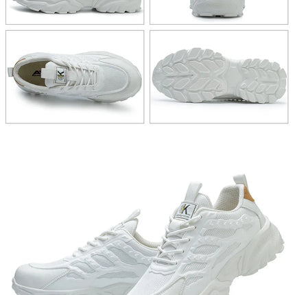 White Safety Shoes Men Steel Toe Boots Work Sneakers Anti-smash Anti-puncture Indestructible Shoes Sport Men Protective Shoes-KarWorkwear