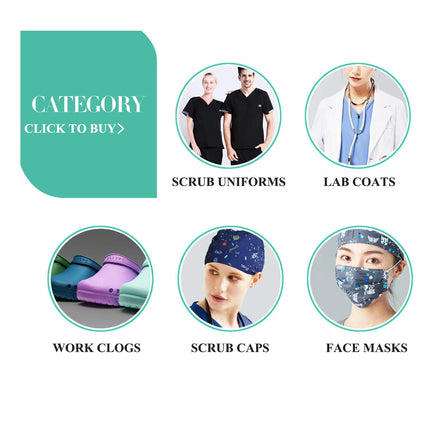 Ultra Light Scrub Set Medical Nurse Uniform for Women Men Hospital Doctor Workwear Poplin Fabric Veterinary Surgical Outfit 8020-KarWorkwear