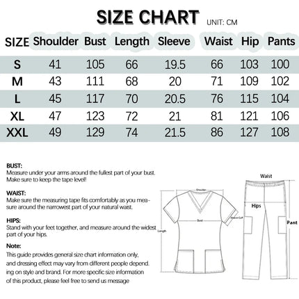 uniformes clinicos mujer Women Medical Uniforms Elastic Scrub Set Beauty Spa Hospital Surgical Top Pants Nursing Doctors Clothes-KarWorkwear