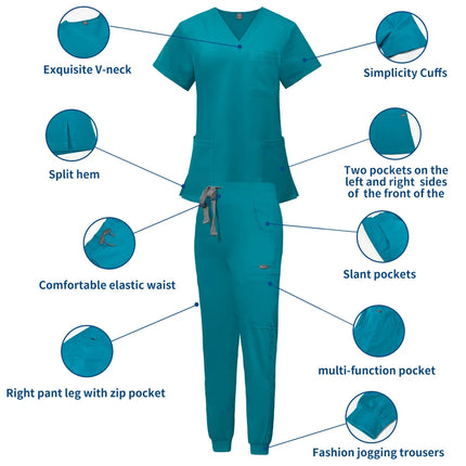 Wholesale Hospital Working Scrubs Set Operating Room Scrubs Medical Uniform Medical Supplies Workwear Dental Surgery Nurse Suits-KarWorkwear
