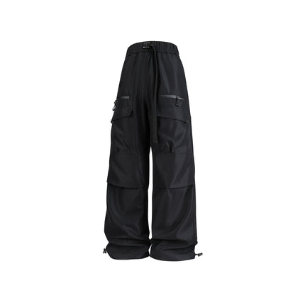 Workwear charge Men's 2025 autumn new style casual pants, loose wide-leg pants, high street American retro men's pants