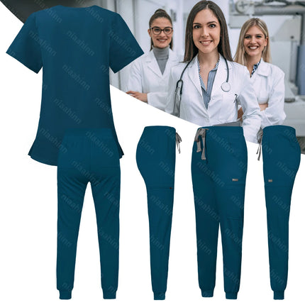 Wholesale Hospital Working Scrubs Set Operating Room Scrubs Medical Uniform Medical Supplies Workwear Dental Surgery Nurse Suits-KarWorkwear