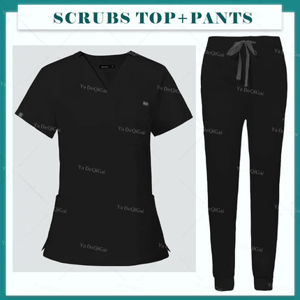 Purple Operating Room Clothes Medical Uniforms Scrubs Set Hospital Working Scrubs Set Medical Nurse Dental Surgery Suit Workwear-KarWorkwear