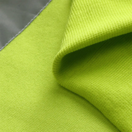 Man Sweatshirt Fashion High Visibility Mens Road Work Jacket Men'S Reflective Strip Hoodies Color Block Long Sleeve Work Coat