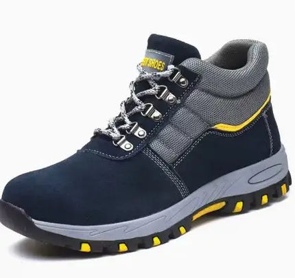 High Quality Winter Boots Men Steel Toe Cap Safety Boots Work Shoes Men Puncture-Proof Work Boots Plush Warm Safety Shoes male-KarWorkwear