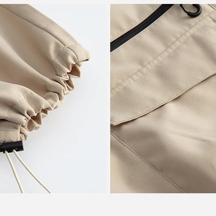 Workwear charge Men's 2025 autumn new style casual pants, loose wide-leg pants, high street American retro men's pants