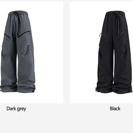 Thin workwear pants for men 2025 new style summer loose straight-leg men's pants wide-leg casual pants