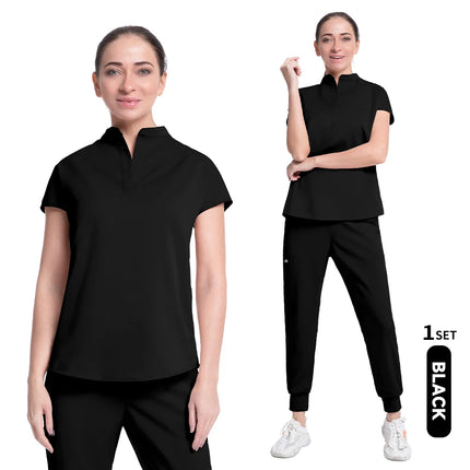 Jogger Sports Suit High Quality Solid Color Women's New Medical Operating Room Medical Uniform Scrubs Doctor Nurse Suit Unisex-KarWorkwear