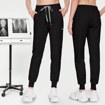 Jogger Pant Women Scrub Medical Nurse Work Bottoms Unisex Wholesale Slim Fit Fashion Stretch Trousers Clinic Doctor Nursing Pant-KarWorkwear