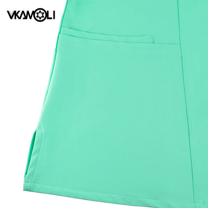 Slim fitting Surgical working clothes Doctor Nurse Nursing Uniforms Women Medical Workwear Spa Dentist Lab Clinic vet Scrub Suit-KarWorkwear