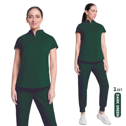 Jogger Sports Suit High Quality Solid Color Women's New Medical Operating Room Medical Uniform Scrubs Doctor Nurse Suit Unisex-KarWorkwear