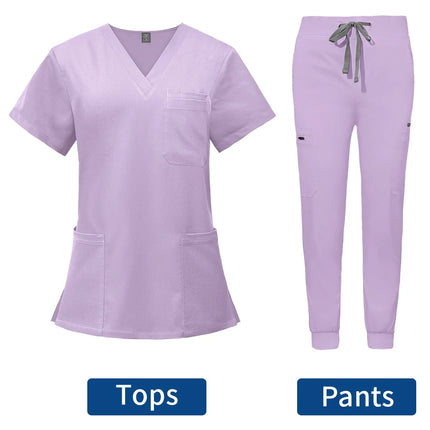 Wholesale Hospital Working Scrubs Set Operating Room Scrubs Medical Uniform Medical Supplies Workwear Dental Surgery Nurse Suits-KarWorkwear