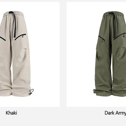 Thin workwear pants for men 2025 new style summer loose straight-leg men's pants wide-leg casual pants