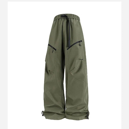 Thin workwear pants for men 2025 new style summer loose straight-leg men's pants wide-leg casual pants