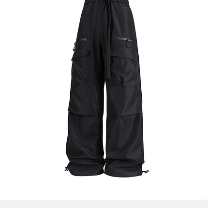 Workwear charge Men's 2025 autumn new style casual pants, loose wide-leg pants, high street American retro men's pants