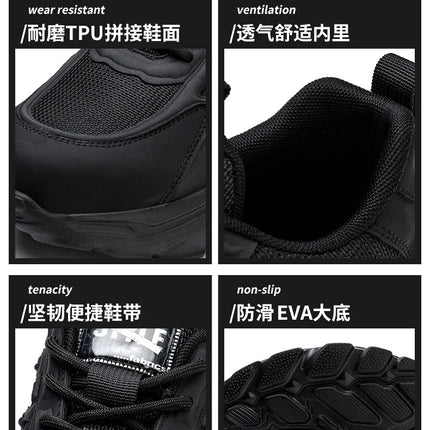 White Safety Shoes Men Steel Toe Boots Work Sneakers Anti-smash Anti-puncture Indestructible Shoes Sport Men Protective Shoes-KarWorkwear