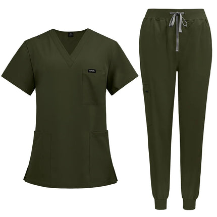 Multilcolors Hospital Medical Scrub Suits Uniform Women Men Scrubs Set Beauty Work Clothes Nurse Accessories Dental Surgery Suit-KarWorkwear