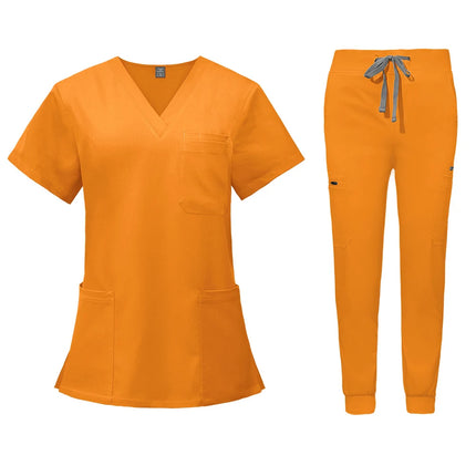 Wholesale Hospital Working Scrubs Set Operating Room Scrubs Medical Uniform Medical Supplies Workwear Dental Surgery Nurse Suits-KarWorkwear