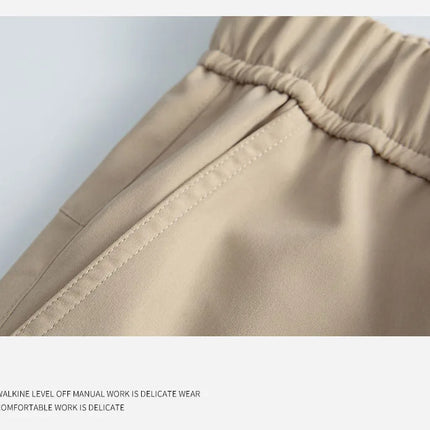Workwear charge Men's 2025 autumn new style casual pants, loose wide-leg pants, high street American retro men's pants