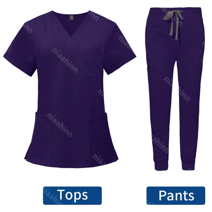 Wholesale Hospital Working Scrubs Set Operating Room Scrubs Medical Uniform Medical Supplies Workwear Dental Surgery Nurse Suits-KarWorkwear