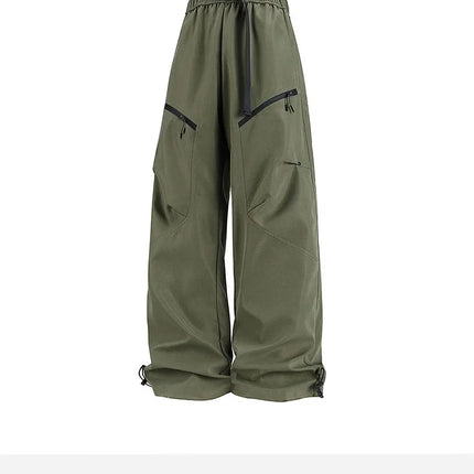 Thin workwear pants for men 2025 new style summer loose straight-leg men's pants wide-leg casual pants