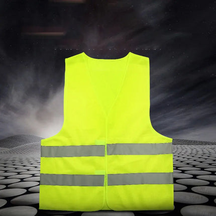 High Visibility Reflective Clothing for Safety Unisex Protective Traffic Vest Yellow Outdoor For Running Cycling Sports Vest