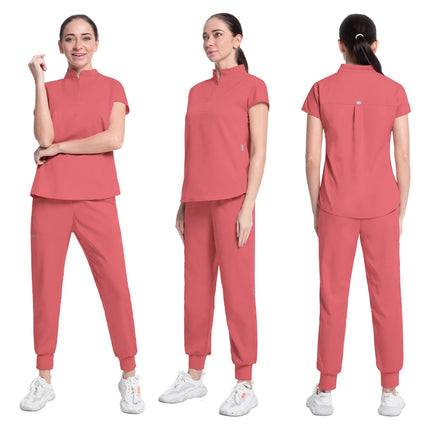 Jogger Sports Suit High Quality Solid Color Women's New Medical Operating Room Medical Uniform Scrubs Doctor Nurse Suit Unisex-KarWorkwear