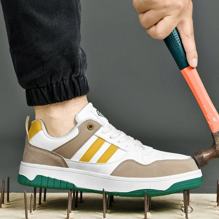 New Casual Safety Sneakers for Men Work Shoes Light Breathable Steel Toe Cap Puncture Proof Security Shoes Unisex Non Slip boots-KarWorkwear