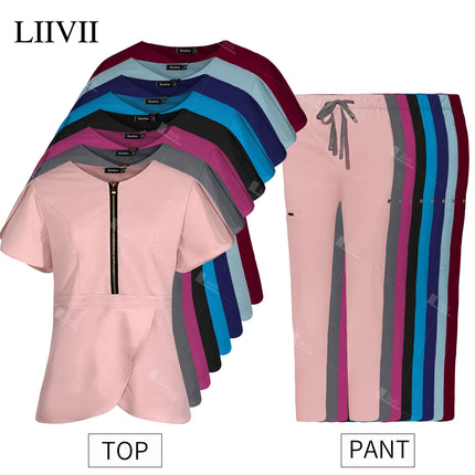 Hospital Working Scrubs Set Operating Room Medical Uniforms Beauty Salon Workwear Dental Surgery Unifomrs Nurse Suits Wholesale-KarWorkwear