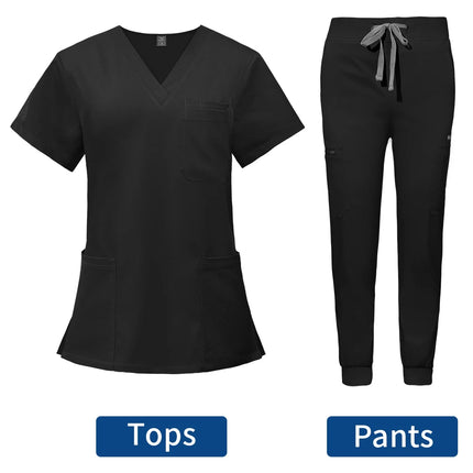 Wholesale Hospital Working Scrubs Set Operating Room Scrubs Medical Uniform Medical Supplies Workwear Dental Surgery Nurse Suits-KarWorkwear