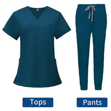 Wholesale Hospital Working Scrubs Set Operating Room Scrubs Medical Uniform Medical Supplies Workwear Dental Surgery Nurse Suits-KarWorkwear