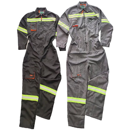 Work Overalls Men's Working Coverall Welding Suit Car Repairman Uniforms Workshop Mechanical Jumpsuit Hi Vis Safe Work Clothing-KarWorkwear