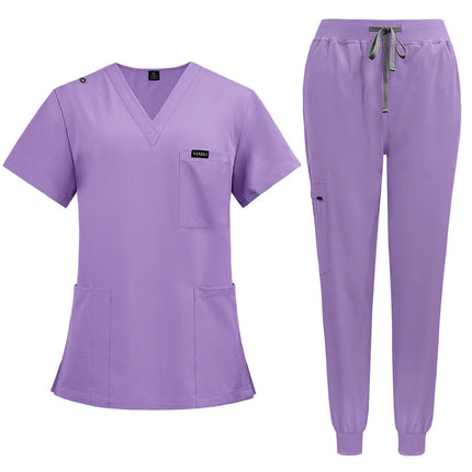 Multilcolors Hospital Medical Scrub Suits Uniform Women Men Scrubs Set Beauty Work Clothes Nurse Accessories Dental Surgery Suit-KarWorkwear