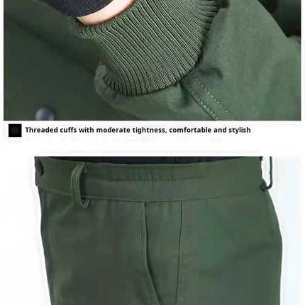Men's work protective clothing, welding and anti scalding, construction workwear, top and pants set, labor protective clothing