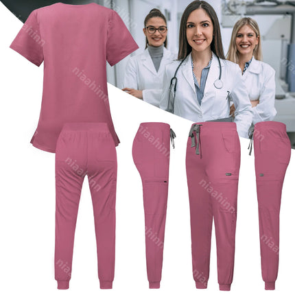 Wholesale Hospital Working Scrubs Set Operating Room Scrubs Medical Uniform Medical Supplies Workwear Dental Surgery Nurse Suits-KarWorkwear