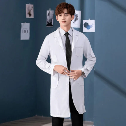 Wholesale High Quality Multicolor Vet Scrub Long Sleeve Medical Uniform Nurse Coat Dentist Work White Coats Slim Uniforms-KarWorkwear