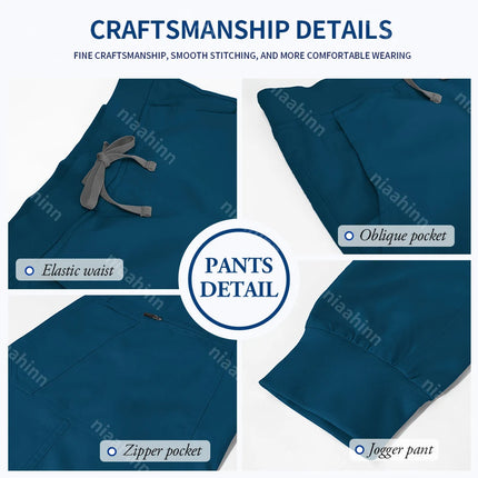 Wholesale Jogger Style Surgical Medical Work Clothes Hospital Doctor Nursing Scrub Suit Anesthetist Uniforms Dentistry Uniforms-KarWorkwear