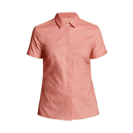 NNT Womens Short Cuff Band Sleeve Formal Shirt Tunic Classic Business CATU5J-KarWorkwear