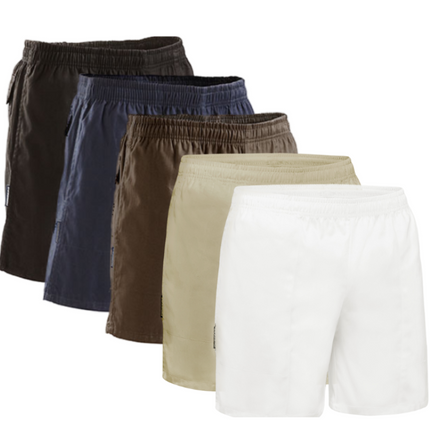 Stubbies Ruggers Mens Long Leg Shorts Draw Cord Cotton Comfort Work SE214H-KarWorkwear