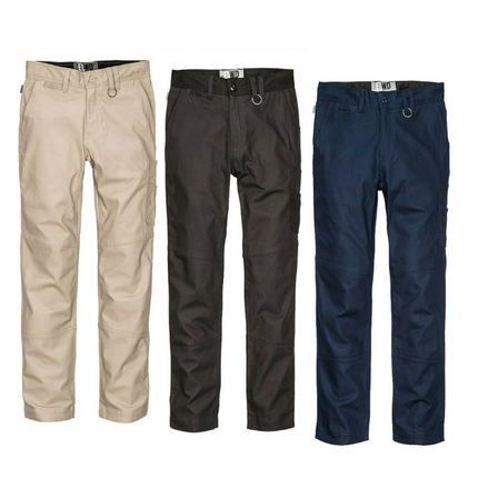 Womens Elwood Basic Work Pants Stretch Canvas Phone Pocket Tough Strong EWD502-KarWorkwear
