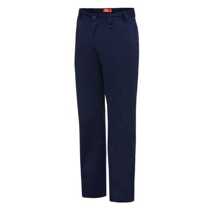 Mens Hard Yakka Core Drill Pants Pleat Cotton Phone Pocket 280 gsm Strong Y02530-KarWorkwear