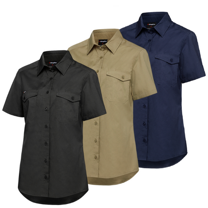 KingGee Womens Workcool 2 Shirt Short Sleeve Lightweight Breathable Work K44205-KarWorkwear
