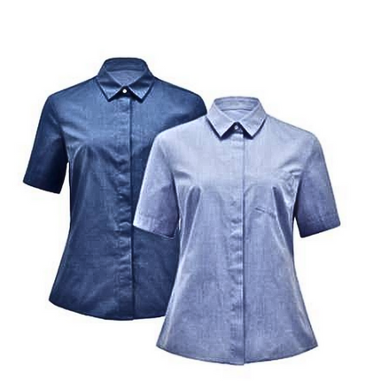 NNT Womens Short Sleeve Action Back Shirt Classic Fit Business Workwear CATU5R-KarWorkwear