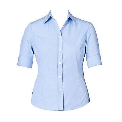 NNT Womens Discontinued Gingham S/S French Cuff Shirt Business Shirt CAT47G-KarWorkwear