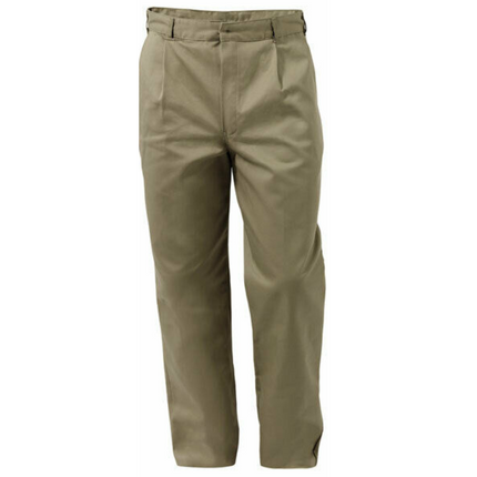 KingGee Mens Steel Tuff Drill Pants Reinforced Pleat Trousers Cotton K03010-KarWorkwear