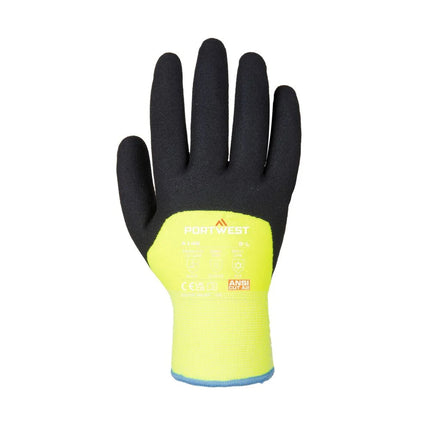 A146 Cold Protection Nitrile Work Gloves - Arctic Winter Gloves Yellow, Xx-Large-KarWorkwear