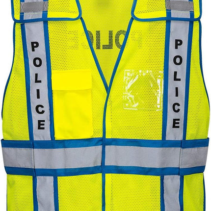 Public Service Vest Hi Vis Visability Safety Work Wear Gilet Executive ANSI 2