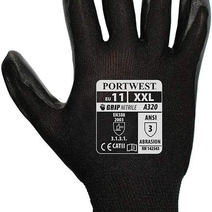 Dexti-Grip Glove Handling Work Protective Safety Grip Resistant ANSI 105, X Large